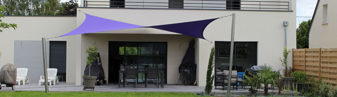 Voile d'ombrage sur mesure Menombra